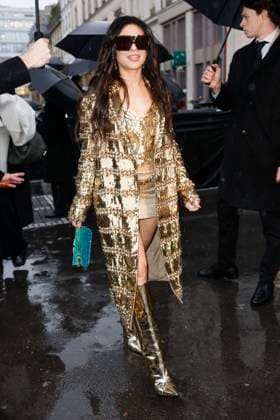 PFW - Valentino Arrivals Guest arrives to Valentino fashion show during the Haute Couture Fall Winter 2025 - 2026 Fashion Week on January 29, 2025 in Paris, France. Photo by Marco Piovanotto ABACAPRESS.COM Paris France  Copyright: xPiovanottoxMarco ABACAx
