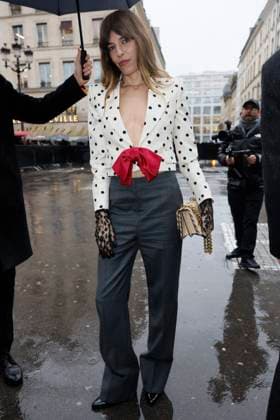 PFW - Valentino Arrivals Lou Doillon arrives to Valentino fashion show during the Haute Couture Fall Winter 2025 - 2026 Fashion Week on January 29, 2025 in Paris, France. Photo by Marco Piovanotto ABACAPRESS.COM Paris France  Copyright: xPiovanottoxMarco ABACAx