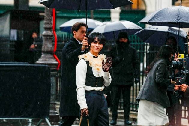 Arrivals at the Vertigeneux, the Valentino show at the Palais Brongniart Spring Summer 2025 Haute Couture Collection as part of Paris Fashion Week PFW Jeff Satur Arrivals at the Vertigeneux, the Valentino show at the Palais Brongniart Spring Summer 2025 Haute Couture Collection as part of Paris Fashion Week PFW , France, January 29, 2025 Christophe Clovis Bestimage Arrivals Vertigeneux, the Valentino Haute Couture Spring Summer 2025 show as part of Paris Fashion Week on January 29, 2025 in Paris, France Paris France  Copyright: xClovis-Guignebourg BestimagexClovis-Guignebourg Bestimagex