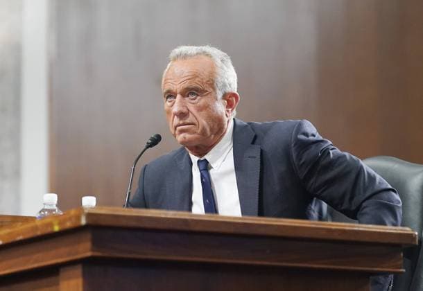 News Themen der Woche KW05 News Bilder des Tages Robert Kennedy Jr testifies at a Senate Finance Committee hearing to examine his nomination to be Secretary of Health and Human Services, at the U.S. Capitol in Washington DC on Wednesday, January 29, 2025.  WAP20250129758 BONNIExCASH