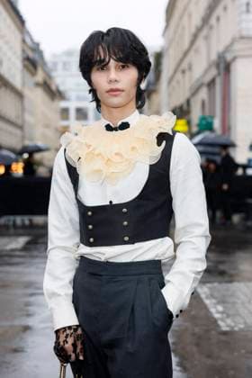 PFW - Valentino Arrivals Jeff Satur arrives to Valentino fashion show during the Haute Couture Fall Winter 2025 - 2026 Fashion Week on January 29, 2025 in Paris, France. Photo by Marco Piovanotto ABACAPRESS.COM  Copyright: xPiovanottoxMarco ABACAx