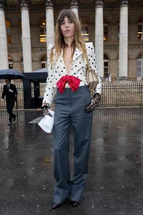 PFW - Valentino Arrivals Lou Doillon arrives to Valentino fashion show during the Haute Couture Fall Winter 2025 - 2026 Fashion Week on January 29, 2025 in Paris, France. Photo by Marco Piovanotto ABACAPRESS.COM  Copyright: xPiovanottoxMarco ABACAx