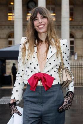 PFW - Valentino Arrivals Lou Doillon arrives to Valentino fashion show during the Haute Couture Fall Winter 2025 - 2026 Fashion Week on January 29, 2025 in Paris, France. Photo by Marco Piovanotto ABACAPRESS.COM  Copyright: xPiovanottoxMarco ABACAx