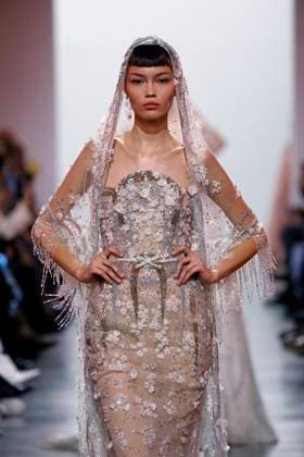 ELIE SAAB Haute Couture spring summer 2025, Paris January 2025 ELIE SAAB Haute Couture spring summer 2025, Paris January 2025, Credit:Zeppelin Avalon  Copyright: xZeppelinx xAvalonx 0958634668