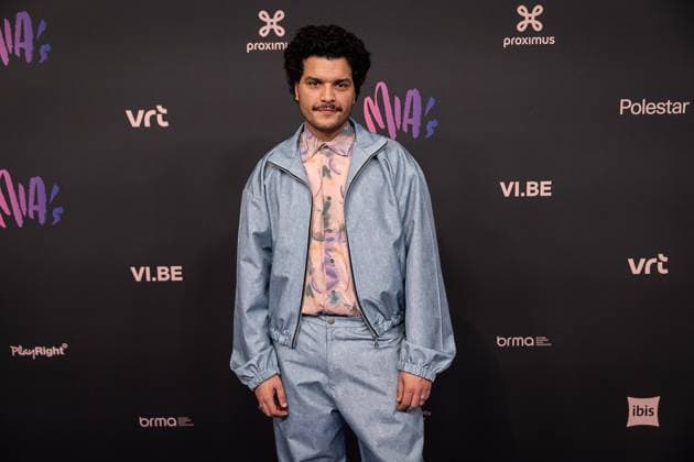 Hakim Chatar pictured during the 17th edition of the MIA s (Music Industry Award) award show, in Merksem, Wednesday 29 January 2025. The MIA awards are handed out by the VRT and VI.BE.  JAMESxARTHURxGEKIERE 111414268