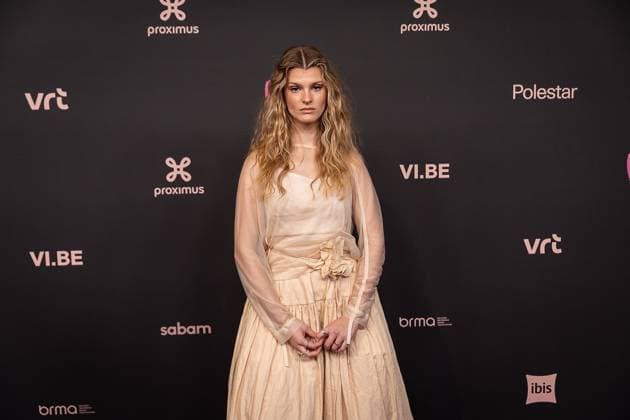 Singer Emma Bale pictured during the 17th edition of the MIA s (Music Industry Award) award show, in Merksem, Wednesday 29 January 2025. The MIA awards are handed out by the VRT and VI.BE.  JAMESxARTHURxGEKIERE 111414276