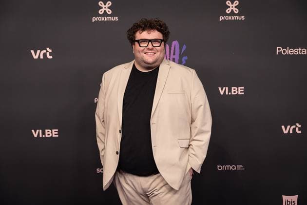 Presenter Manu Van Acker pictured during the 17th edition of the MIA s (Music Industry Award) award show, in Merksem, Wednesday 29 January 2025. The MIA awards are handed out by the VRT and VI.BE.  JAMESxARTHURxGEKIERE 111414357