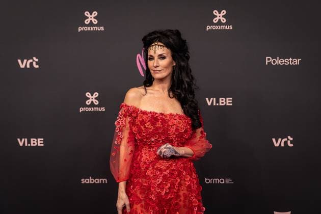 Presenter Zohra pictured during the 17th edition of the MIA s (Music Industry Award) award show, in Merksem, Wednesday 29 January 2025. The MIA awards are handed out by the VRT and VI.BE.  JAMESxARTHURxGEKIERE 111414464