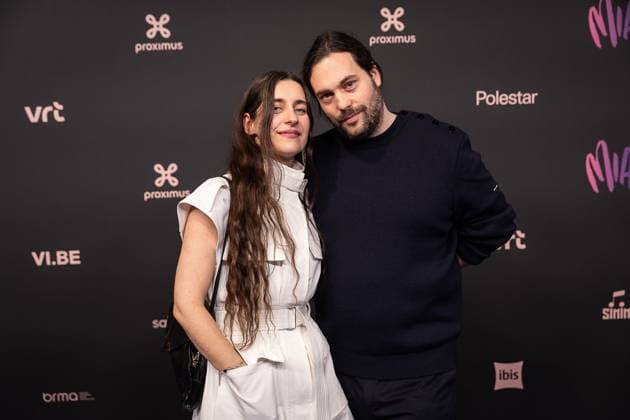 Singer Eefje de Visser and with boyfriend pictured during the 17th edition of the MIA s (Music Industry Award) award show, in Merksem, Wednesday 29 January 2025. The MIA awards are handed out by the VRT and VI.BE.  JAMESxARTHURxGEKIERE 111414568