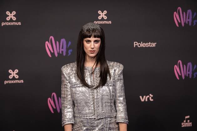 Singer Sylvie Kreusch pictured during the 17th edition of the MIA s (Music Industry Award) award show, in Merksem, Wednesday 29 January 2025. The MIA awards are handed out by the VRT and VI.BE.  JAMESxARTHURxGEKIERE 111414644
