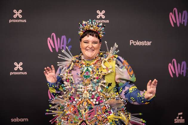 Actress Daphne Agten pictured during the 17th edition of the MIA s (Music Industry Award) award show, in Merksem, Wednesday 29 January 2025. The MIA awards are handed out by the VRT and VI.BE.  JAMESxARTHURxGEKIERE 111414742