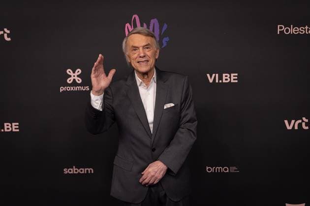 Singer Adamo pictured during the 17th edition of the MIA s (Music Industry Award) award show, in Merksem, Wednesday 29 January 2025. The MIA awards are handed out by the VRT and VI.BE.  JAMESxARTHURxGEKIERE 111415596