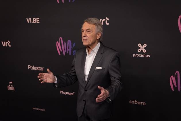 Singer Adamo pictured during the 17th edition of the MIA s (Music Industry Award) award show, in Merksem, Wednesday 29 January 2025. The MIA awards are handed out by the VRT and VI.BE.  JAMESxARTHURxGEKIERE 111415628