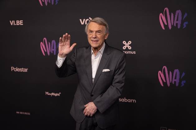 Singer Adamo pictured during the 17th edition of the MIA s (Music Industry Award) award show, in Merksem, Wednesday 29 January 2025. The MIA awards are handed out by the VRT and VI.BE.  JAMESxARTHURxGEKIERE 111415636