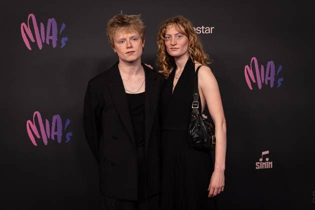 Band Meltheads pictured during the 17th edition of the MIA s (Music Industry Award) award show, in Merksem, Wednesday 29 January 2025. The MIA awards are handed out by the VRT and VI.BE.  JAMESxARTHURxGEKIERE 111415719