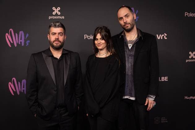Artists Brutus pictured during the 17th edition of the MIA s (Music Industry Award) award show, in Merksem, Wednesday 29 January 2025. The MIA awards are handed out by the VRT and VI.BE.  JAMESxARTHURxGEKIERE 111415753