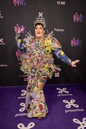 Actress Daphne Agten pictured during the 17th edition of the MIA s (Music Industry Award) award show, in Merksem, Wednesday 29 January 2025. The MIA awards are handed out by the VRT and VI.BE.  JAMESxARTHURxGEKIERE 111415771