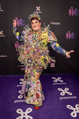 Actress Daphne Agten pictured during the 17th edition of the MIA s (Music Industry Award) award show, in Merksem, Wednesday 29 January 2025. The MIA awards are handed out by the VRT and VI.BE.  JAMESxARTHURxGEKIERE 111415803