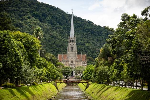Travel Destination: Brazil The cathedral dedicated to Saint Pedro de Alcantara is pictured in Petropolis, Rio de Janeiro, Brazil, on January 28, 2025. Petropolis Rio de Janeiro Brazil  Copyright: xEmmanuelexContinix originalFilename: contini-travelde250128_npA2n.jpg