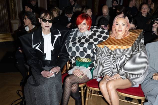 Celebrities at the Viktor Rolf Haute Couture Spring Summer 2025 show as part of Paris Fashion Week PFW Tina Leung, Lisa Rinna, Jordan Roth at the Viktor Rolf Haute Couture Spring Summer 2025 show as part of Paris Fashion Week PFW , France, January 29, 2025 Jeremy Melloul Bestimage Celebrities attends the Viktor Rolf Haute Couture Spring summer 2025 show as part of Paris Fashion Week on January 29, 2025 in Paris, France Paris France  Copyright: xJeremyxMelloulx xBestimagexJeremyxMelloulx xBestimagex