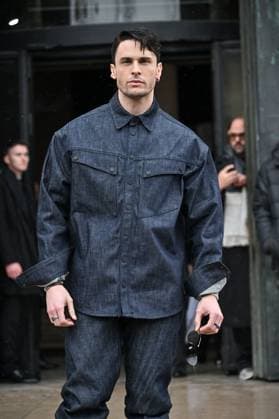 PFW Haute Couture Elie Saab Outside Arrivals JR Baptiste Giabiconi at Elie Saab show during Haute Couture Fashion Week in Paris, France on January 29, 2025. Photo by Julien Reynaud APS-Medias ABACAPRESS.COM Paris France Copyright: xReynaudxJulien APS-Medias ABACAx