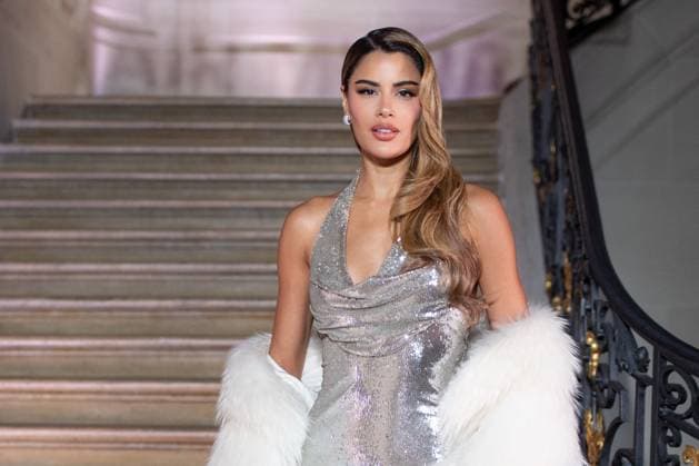 PFW Zuhair Murad Front Row Ariadna Gutierrez attending the Zuhair Murad Women s Haute-Couture Spring Summer 2025 show as part of Paris Fashion Week in Paris, France on January 29, 2025. Photo by Aurore Marechal ABACAPRESS.COM Paris France  Copyright: xMarechalxAurore ABACAx