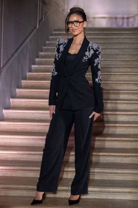 PFW Zuhair Murad Front Row Flora Coquerel attending the Zuhair Murad Women s Haute-Couture Spring Summer 2025 show as part of Paris Fashion Week in Paris, France on January 29, 2025. Photo by Aurore Marechal ABACAPRESS.COM Paris France  Copyright: xMarechalxAurore ABACAx