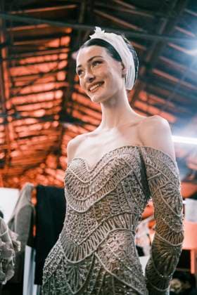 Paris Fashion Week HC SS25 Elie Saab Jace Higgins 439839 2025 01 29 France  Copyright: xJean-BaptistexSoulliatx xStarfacex STAR_439839_017