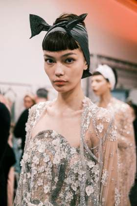Paris Fashion Week HC SS25 Elie Saab Heather Diamond Strongarm 439839 2025 01 29 France  Copyright: xJean-BaptistexSoulliatx xStarfacex STAR_439839_020