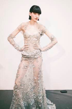 Paris Fashion Week HC SS25 Elie Saab Eva Komuves 439839 2025 01 29 France  Copyright: xJean-BaptistexSoulliatx xStarfacex STAR_439839_039