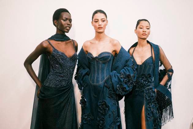 Entertainment Themen der Woche KW05 Entertainment Bilder des Tages Paris Fashion Week HC SS25 Elie Saab 439839 2025 01 29 France  Copyright: xJean-BaptistexSoulliatx xStarfacex STAR_439839_042