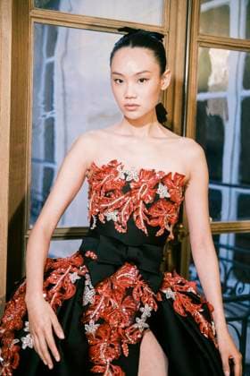 Paris Fashion Week HC SS25 Zuhair Murad Shiyi Wang 439839 2025 01 29 France  Copyright: xJean-BaptistexSoulliatx xStarfacex STAR_439839_061