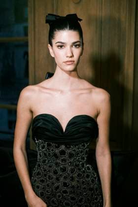 Paris Fashion Week HC SS25 Zuhair Murad Sara Djordjevic 439839 2025 01 29 France  Copyright: xJean-BaptistexSoulliatx xStarfacex STAR_439839_070