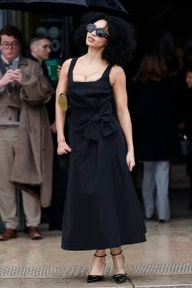 PFW - Elie Saab Arrivals Paris, France - January 29: Lyric Mariah arrives to Elie Saab fashion show during the Haute Couture Fall Winter 2025 - 2026 Fashion Week on January 29, 2025 in Paris, France. Photo by Marco Piovanotto Abacapress.com Paris France  Copyright: xPiovanottoxMarco ABACAx