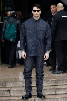 PFW - Elie Saab Arrivals Paris, France - January 29: Baptiste Giabiconi arrives to Elie Saab fashion show during the Haute Couture Fall Winter 2025 - 2026 Fashion Week on January 29, 2025 in Paris, France. Photo by Marco Piovanotto Abacapress.com Paris France  Copyright: xPiovanottoxMarco ABACAx