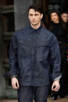 PFW - Elie Saab Arrivals Paris, France - January 29: Baptiste Giabiconi arrives to Elie Saab fashion show during the Haute Couture Fall Winter 2025 - 2026 Fashion Week on January 29, 2025 in Paris, France. Photo by Marco Piovanotto Abacapress.com Paris France  Copyright: xPiovanottoxMarco ABACAx