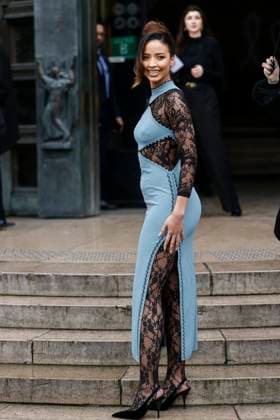 PFW - Elie Saab Arrivals Paris, France - January 29: Flora Coquerel arrives to Elie Saab fashion show during the Haute Couture Fall Winter 2025 - 2026 Fashion Week on January 29, 2025 in Paris, France. Photo by Marco Piovanotto Abacapress.com Paris France  Copyright: xPiovanottoxMarco ABACAx