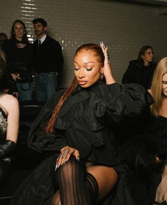 Celebrities at Jean Paul Gaultier Haute Couture Collection Spring Summer 2025 during Paris Fashion Week PFW Megan Thee Stallion Celebrities at Jean Paul Gaultier Haute Couture Collection Spring Summer 2025 during Paris Fashion Week PFW, on january 29th 2025 Sam Delpech Bestimage Celebrities at Jean Paul Gaultier Fashion Show Haute Couture Spring Summer 2025 during Paris Fashion Week, on january 29th 2025 Paris France  Copyright: xSamxDelpechx xBestimagexSamxDelpechx xBestimagex