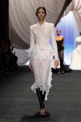 Défilé Jean Paul Gaultier x Ludovic De St Sernin Collection Haute Couture Automne Hiver 2024 2025 lors de la Fashion Week de Paris PFW Défilé Jean Paul Gaultier x Ludovic De St Sernin Collection Haute Couture Automne Hiver 2025 2026 lors de la Fashion Week de Paris PFW , le 29 janvier 2025 Jean Paul Gaultier x Ludovic De St Sernin Fashion Show Haute Couture Fall Winter 2025 2026 during Paris Fashion Week,on january 9th 2025 Paris France  Copyright: xAgencex xBestimagexAgencex xBestimagex