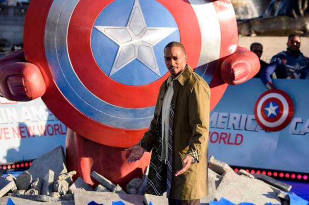 Entertainment Themen der Woche KW05 Entertainment Bilder des Tages Anthony Mackie beim Photocall zum Kinofilm Captain America: Brave New World auf dem Trafalgar Square. London, 30.01.2025 *** Anthony Mackie at the photocall for the movie Captain America Brave New World in Trafalgar Square London, 30 01 2025 Foto:xS.xVasx xFuturexImagex america_5144