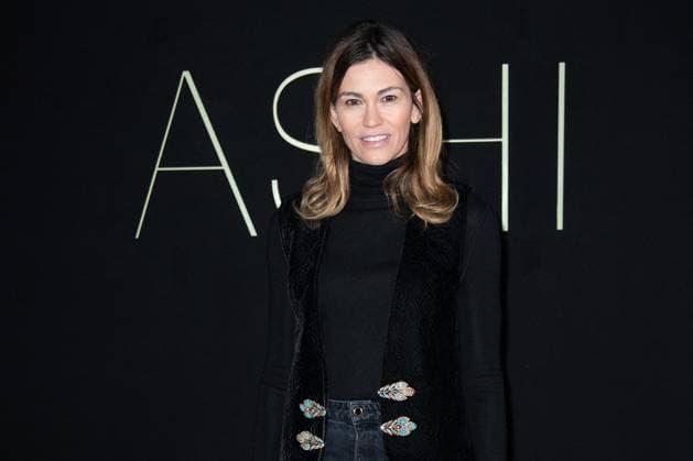 PFW Ashi Studio Front Row Lorena Vergani attending the Ashi Studio Women s Haute-Couture Spring Summer 2025 show as part of Paris Fashion Week in Paris, France on January 30, 2025. Photo by Aurore Marechal ABACAPRESS.COM Paris France  Copyright: xMarechalxAurore ABACAx