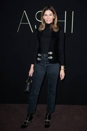 PFW Ashi Studio Front Row Lorena Vergani attending the Ashi Studio Women s Haute-Couture Spring Summer 2025 show as part of Paris Fashion Week in Paris, France on January 30, 2025. Photo by Aurore Marechal ABACAPRESS.COM Paris France  Copyright: xMarechalxAurore ABACAx