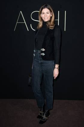 PFW Ashi Studio Front Row Lorena Vergani attending the Ashi Studio Women s Haute-Couture Spring Summer 2025 show as part of Paris Fashion Week in Paris, France on January 30, 2025. Photo by Aurore Marechal ABACAPRESS.COM Paris France  Copyright: xMarechalxAurore ABACAx