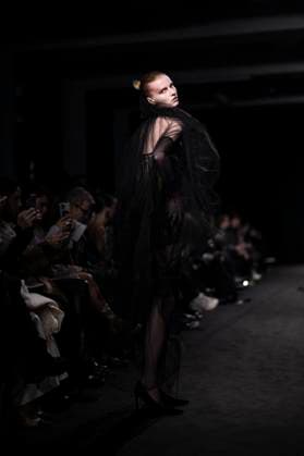 PFW - Ashi Studio Runway A model walks the runway during the Ashi Studio Haute-Couture Spring Summer 2025 show as part of Paris Fashion Week in Paris, France on January 30, 2025. Photo by Eliot Blondet ABACAPRESS.COM Paris France  Copyright: xBlondetxEliot ABACAx