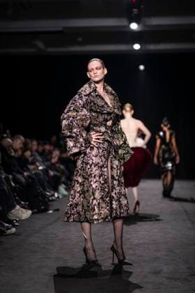 PFW - Ashi Studio Runway A model walks the runway during the Ashi Studio Haute-Couture Spring Summer 2025 show as part of Paris Fashion Week in Paris, France on January 30, 2025. Photo by Eliot Blondet ABACAPRESS.COM Paris France  Copyright: xBlondetxEliot ABACAx
