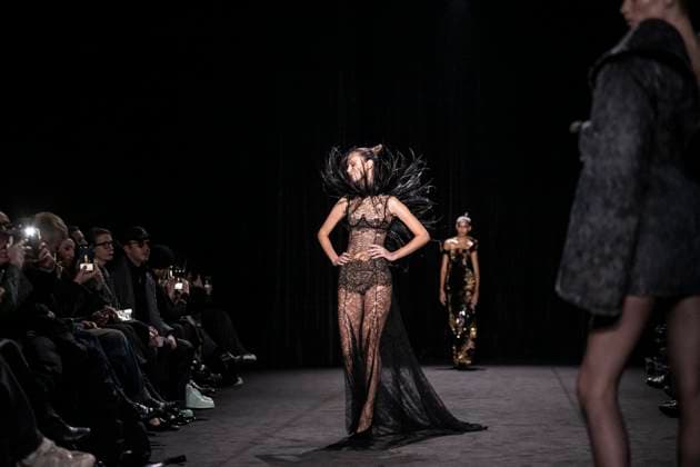 PFW - Ashi Studio Runway A model walks the runway during the Ashi Studio Haute-Couture Spring Summer 2025 show as part of Paris Fashion Week in Paris, France on January 30, 2025. Photo by Eliot Blondet ABACAPRESS.COM Paris France  Copyright: xBlondetxEliot ABACAx