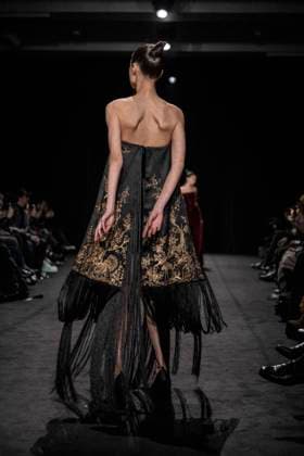 PFW - Ashi Studio Runway A model walks the runway during the Ashi Studio Haute-Couture Spring Summer 2025 show as part of Paris Fashion Week in Paris, France on January 30, 2025. Photo by Eliot Blondet ABACAPRESS.COM Paris France  Copyright: xBlondetxEliot ABACAx