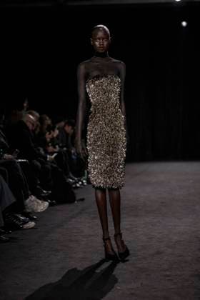 PFW - Ashi Studio Runway A model walks the runway during the Ashi Studio Haute-Couture Spring Summer 2025 show as part of Paris Fashion Week in Paris, France on January 30, 2025. Photo by Eliot Blondet ABACAPRESS.COM Paris France  Copyright: xBlondetxEliot ABACAx