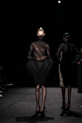 PFW - Ashi Studio Runway A model walks the runway during the Ashi Studio Haute-Couture Spring Summer 2025 show as part of Paris Fashion Week in Paris, France on January 30, 2025. Photo by Eliot Blondet ABACAPRESS.COM Paris France  Copyright: xBlondetxEliot ABACAx