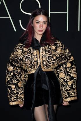 PFW Ashi Studio Front Row Heart Evangelista attending the Ashi Studio Women s Haute-Couture Spring Summer 2025 show as part of Paris Fashion Week in Paris, France on January 30, 2025. Photo by Aurore Marechal ABACAPRESS.COM Paris France  Copyright: xMarechalxAurore ABACAx